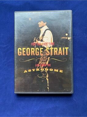 George Strait "For The Last Time" Astrodome DVD - Black & Gold Cover